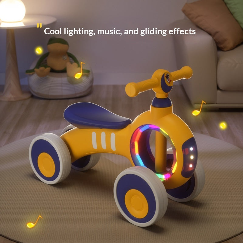 Roule-sur Gliding Jouet Car Babys Marcheur à quatre roues et Roue-sur Jouet