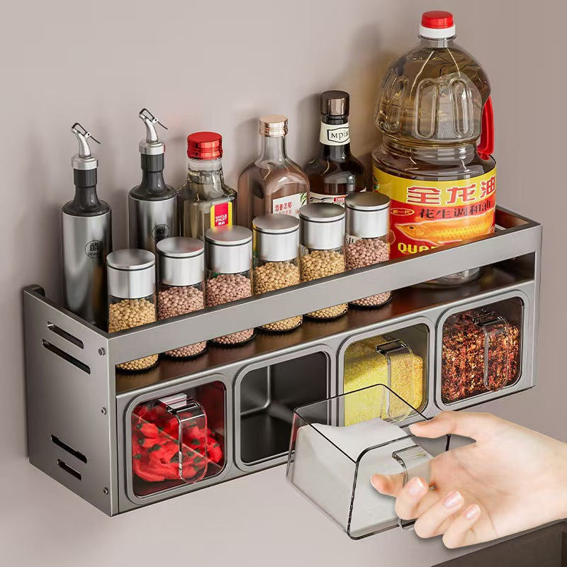 Rack de rangement d'épice de cuisine mode ménage