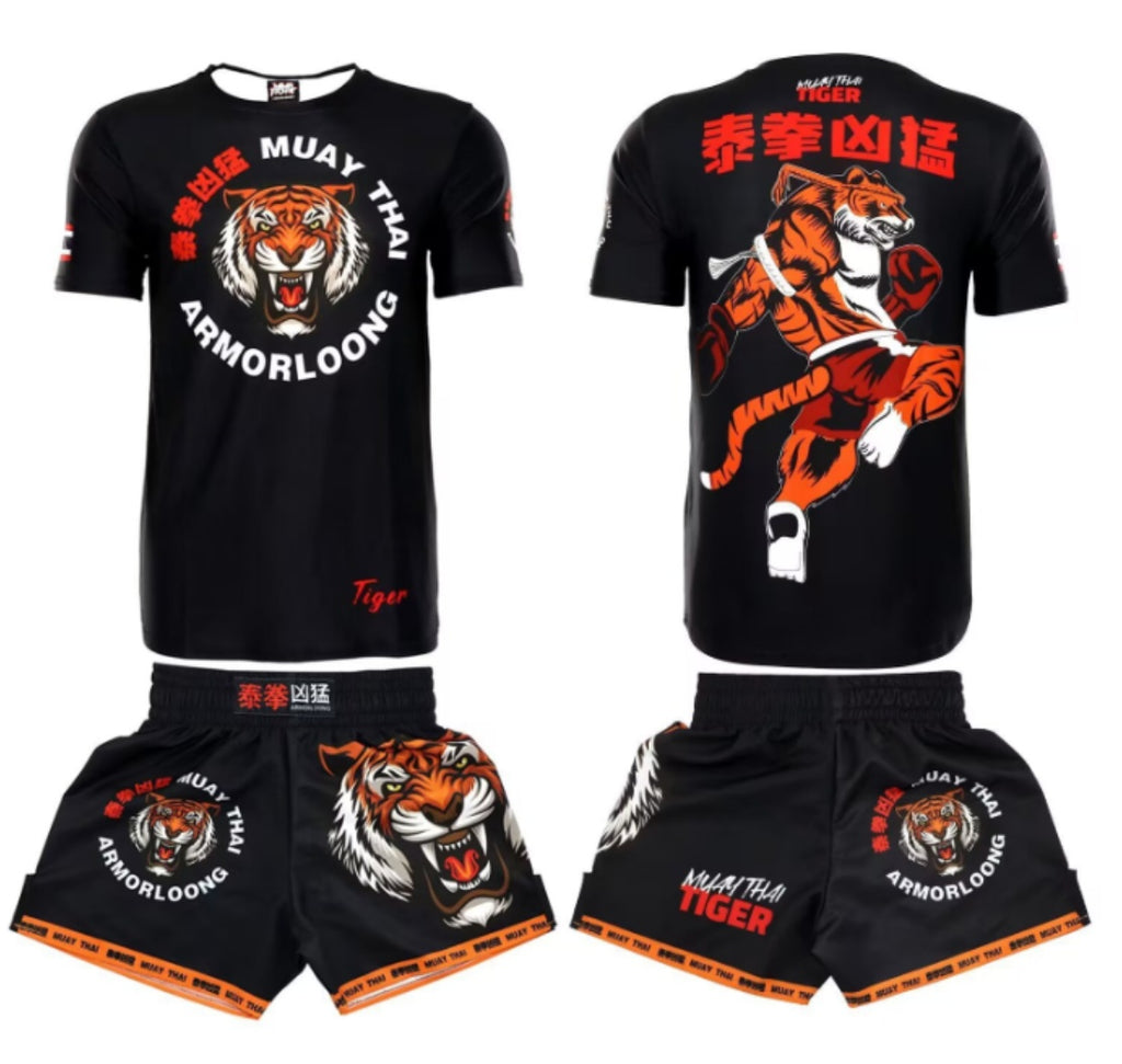 Sanda Formation Vêtements Boxing Fighting Boxing Tight vêtements de séchage rapide
