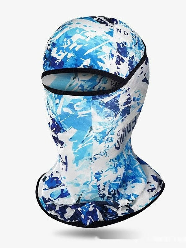 Summer Ice Silk Sun Protection Masque de protection de la tête des hommes Full Face Fishing Sun Protection Scar