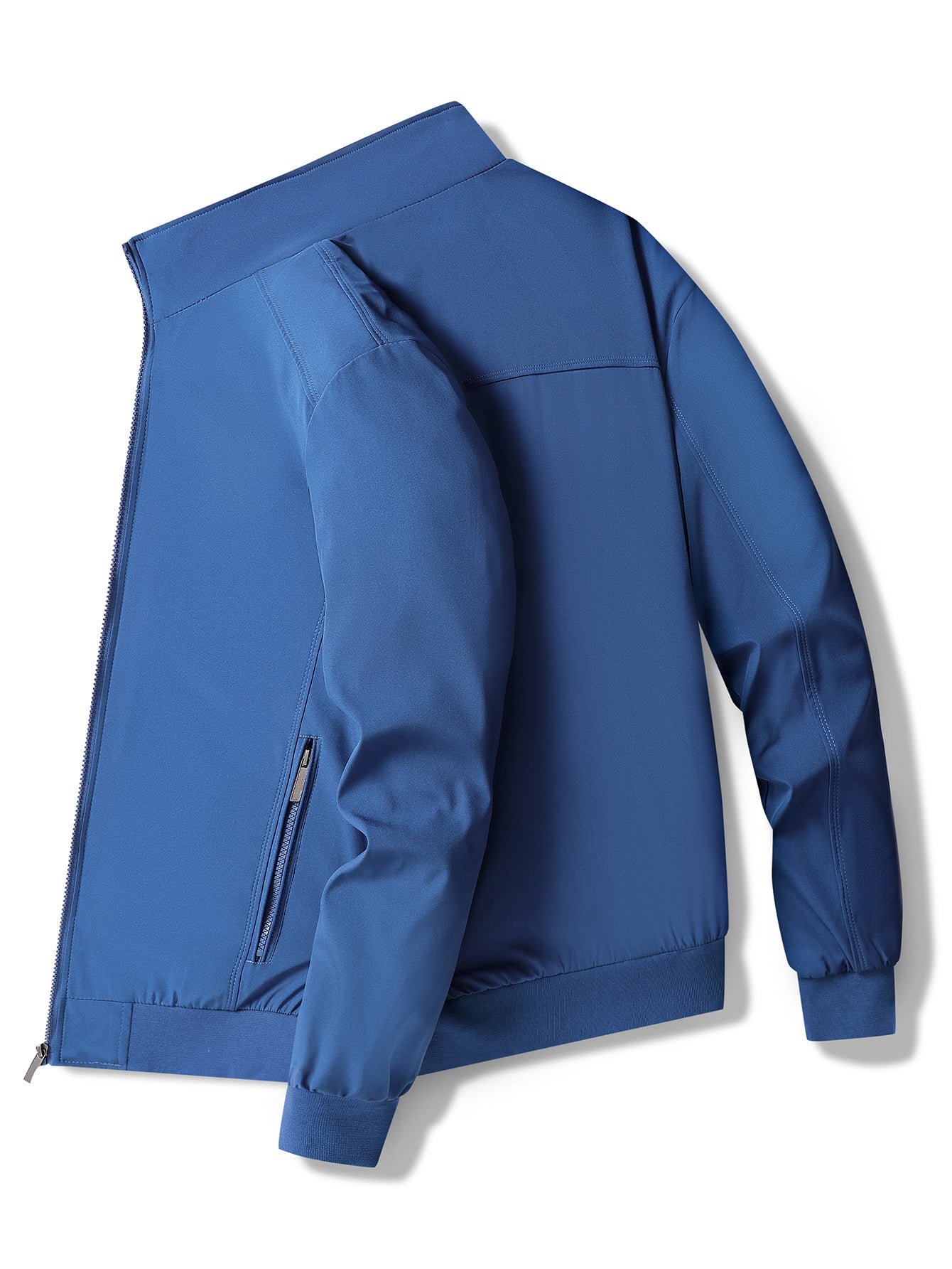 Homme Casual Sporty Loose-fitting Stand-collar Veste respirante