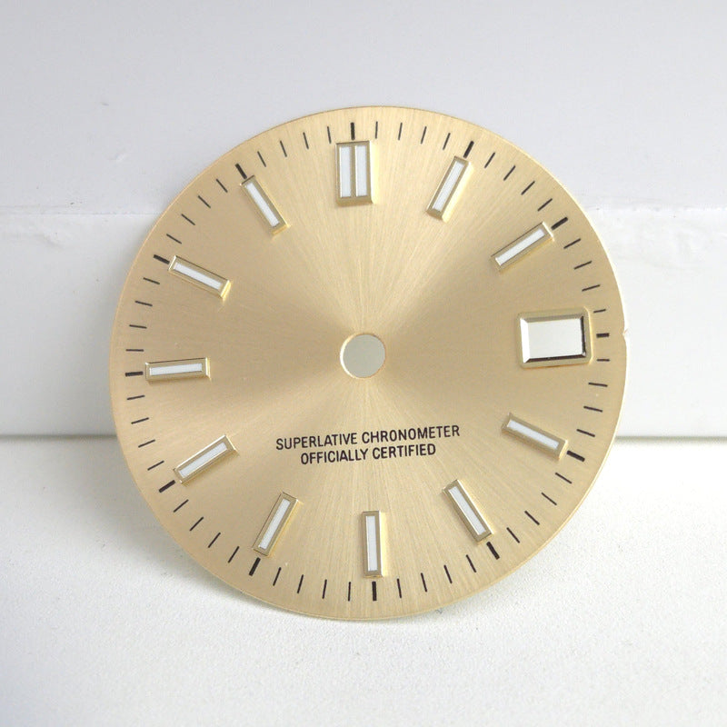 Cadran vert lumineux approprié pour la montre de mouvement