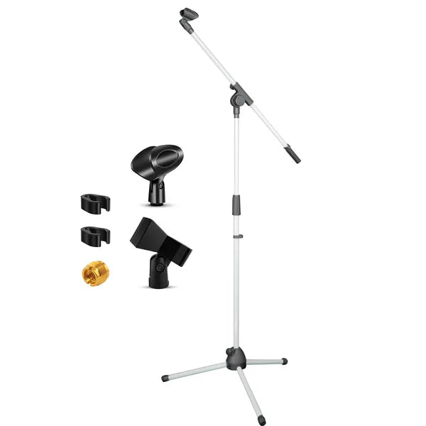5 Core Tripod Mic Stand Plancher réglable 18 à 72 pouces Support de bras robuste Microphone