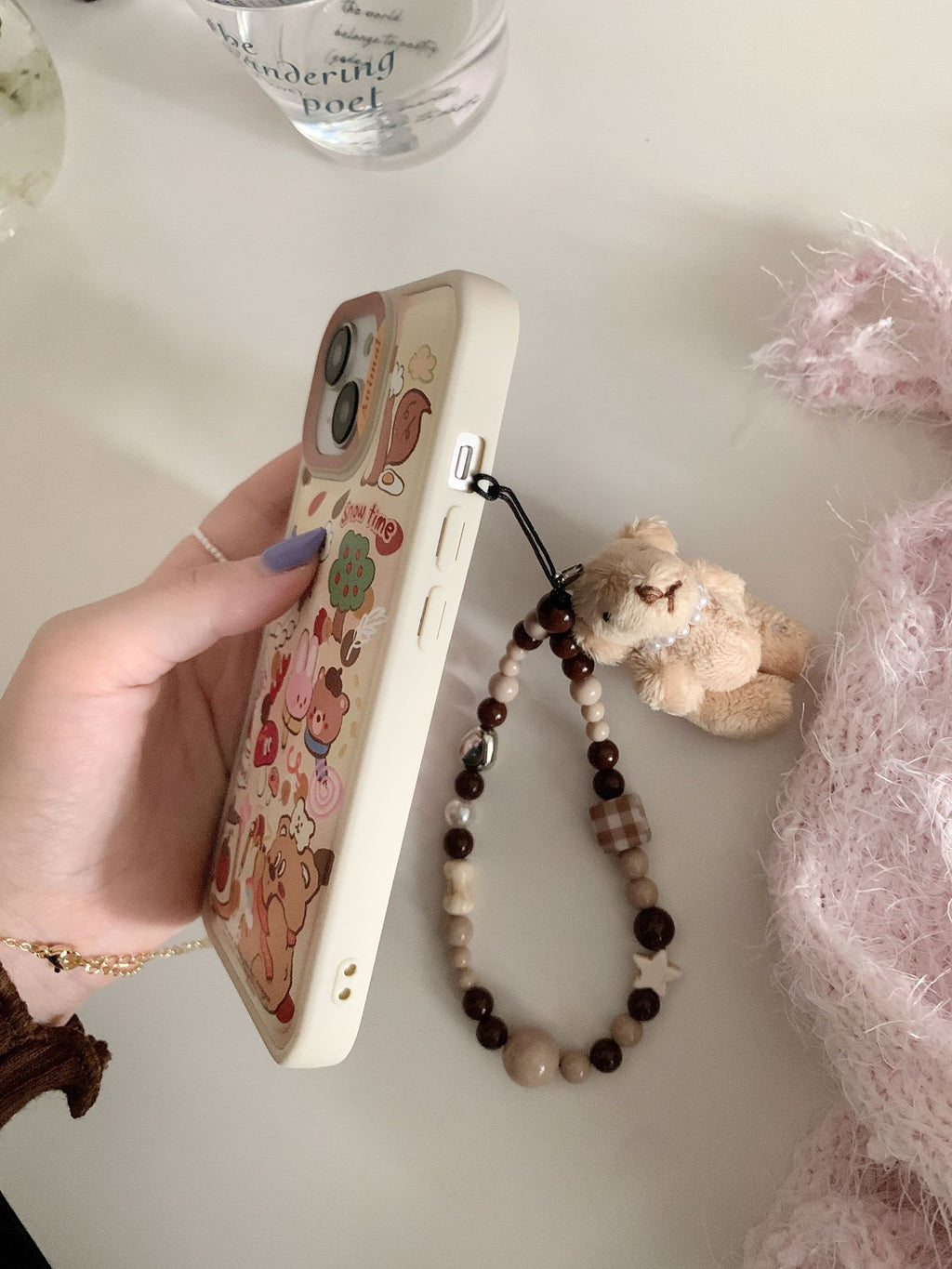 Mignon plein écran Graffiti Rabbit Phone Case