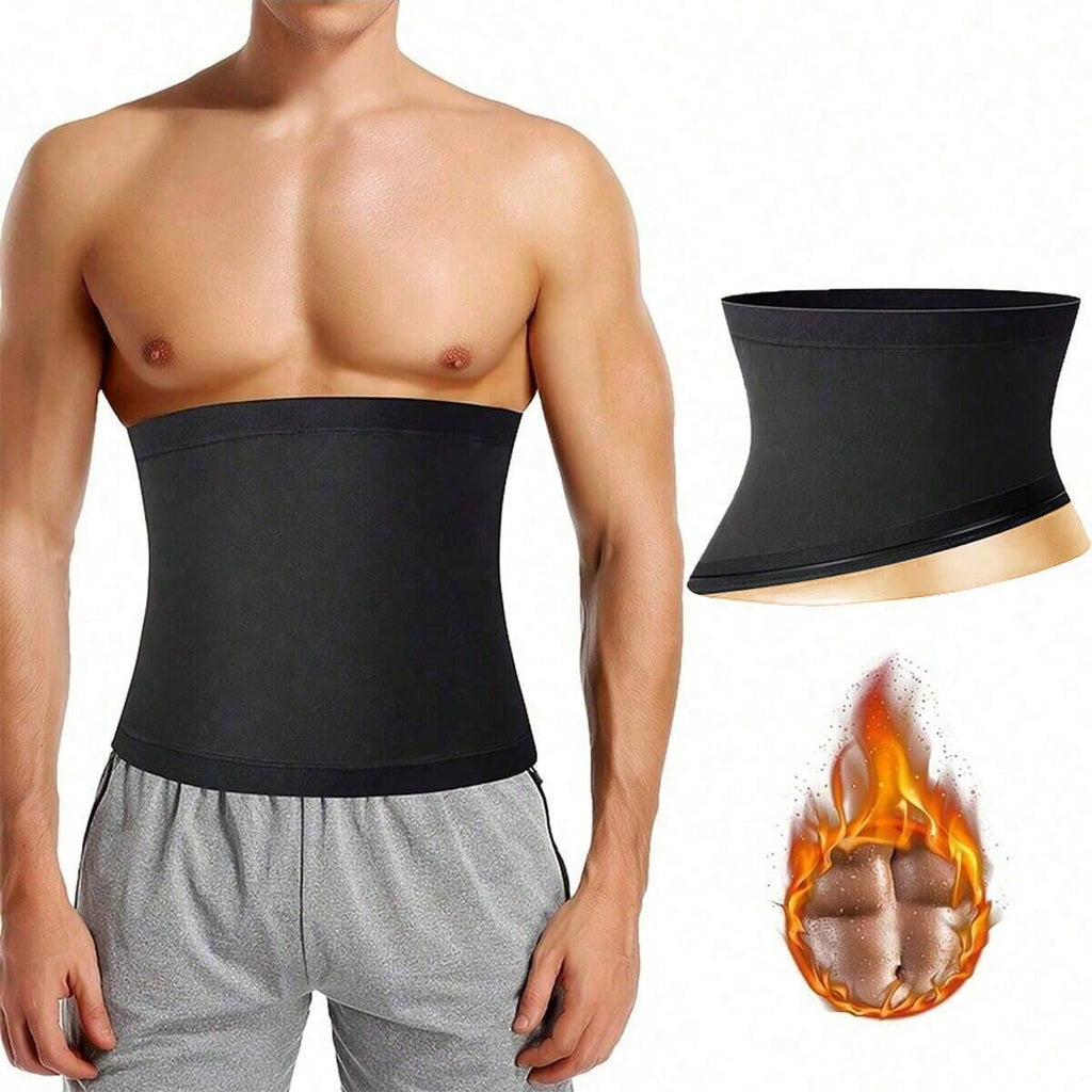 Bande de ceinture de sweat Trimmer pour les hommes Lower Belly Fat Sauna Slimming Belt Wor