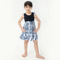 Cotton Famille Fashion Print Jupe longue Composition parent-enfant