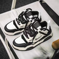 Sneakers du bas du talon moyen de Muffin ronde mode pour les femmes
