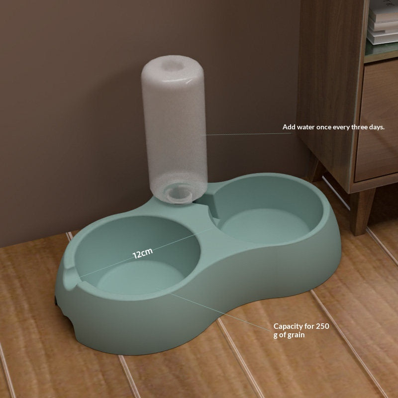 Bowl d'alimentation et de station de boisson pour animaux de compagnie