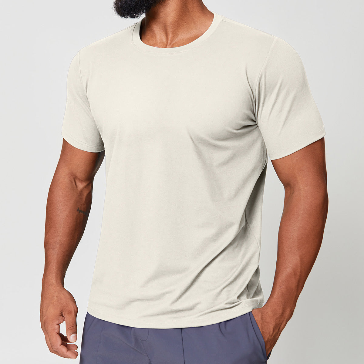 T-shirt homme col rond