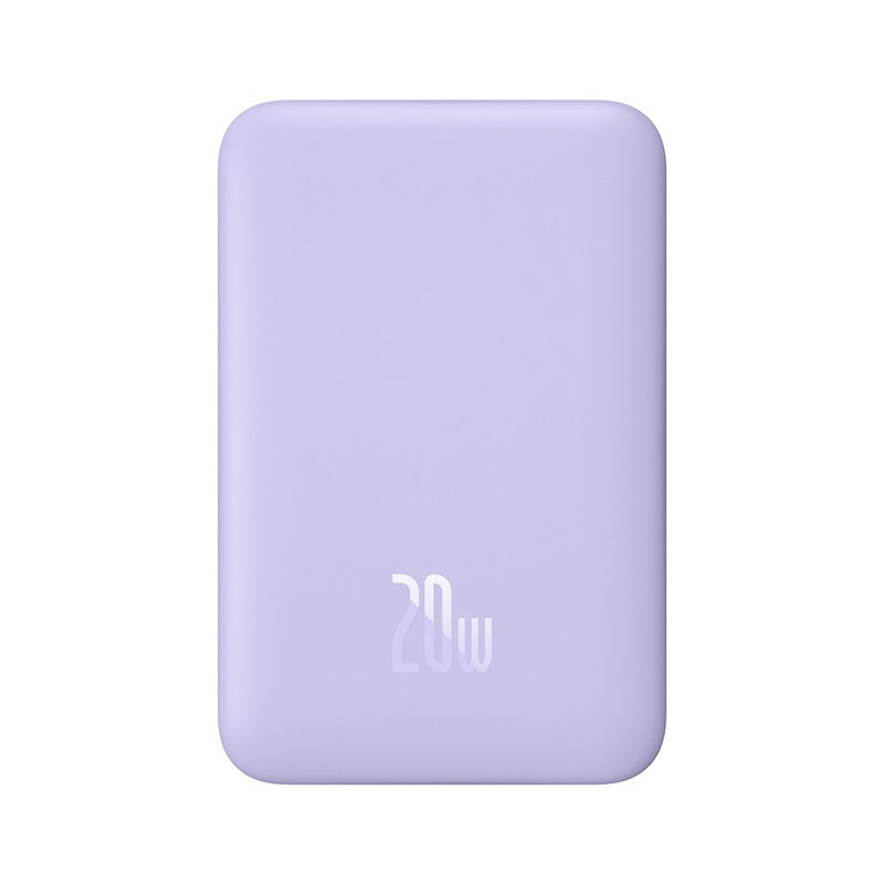 Mini magnétique sans fil charge rapide alimentation mobile 2-en-1 10000mAh forte adsorption