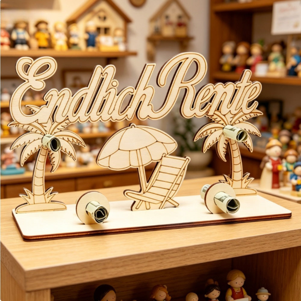 Décor bureau en bois pour les partis à la retraite – petit et élégant