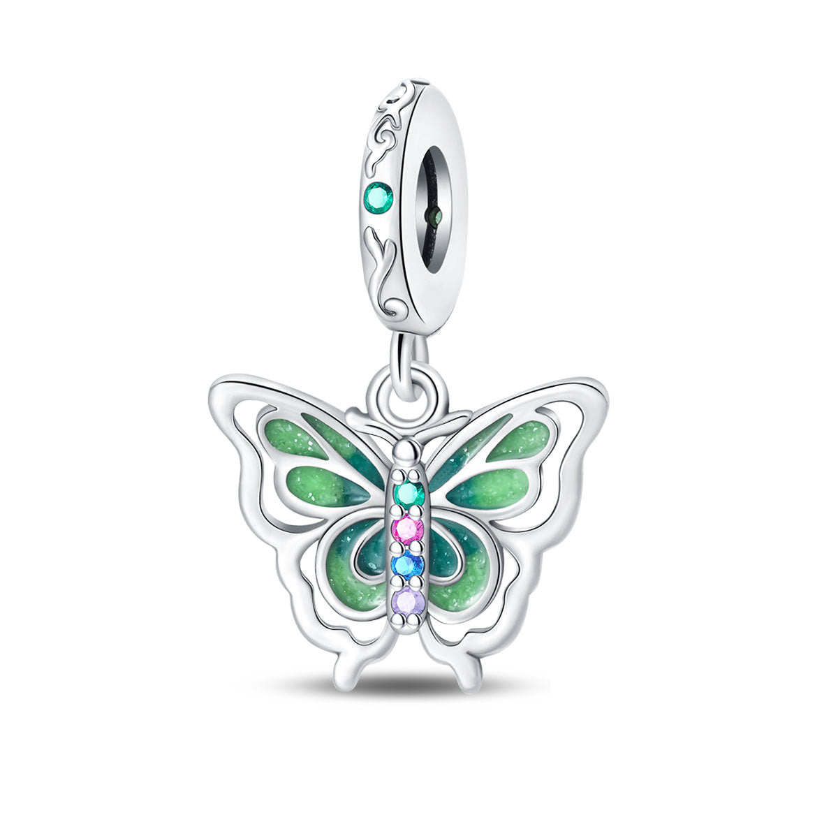 Delicate Butterfly Series Bracelet pendentif perles Accessoires