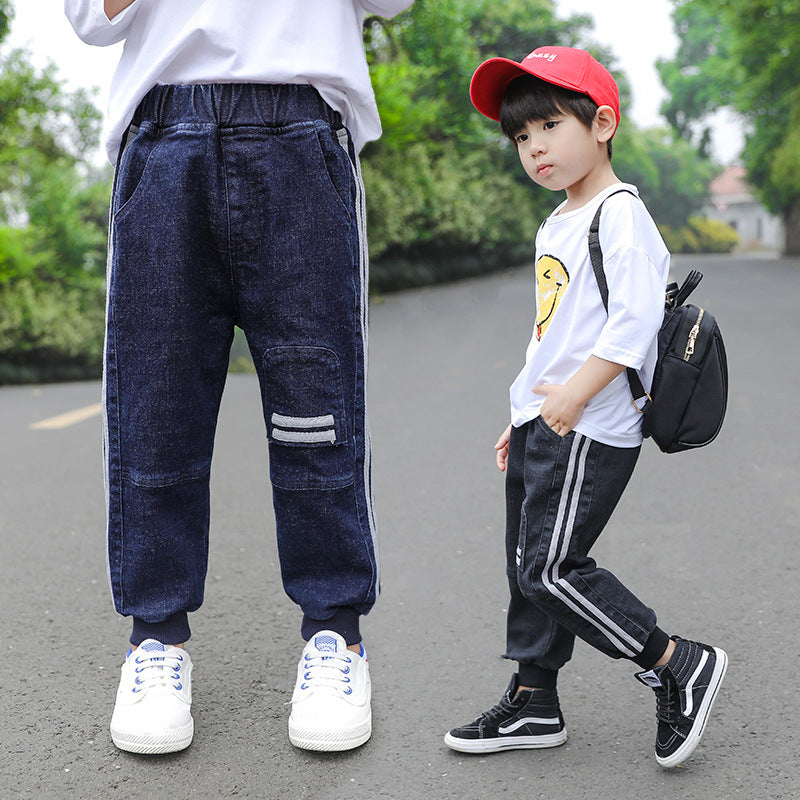 Spring Boys Pantalons Casual Printemps et Automne Version Coréenne des Pantalons