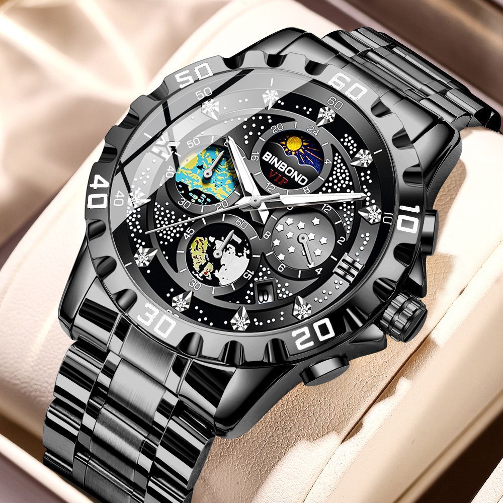 Montres Quartz Business Watch Imperméable Petites Trois broches
