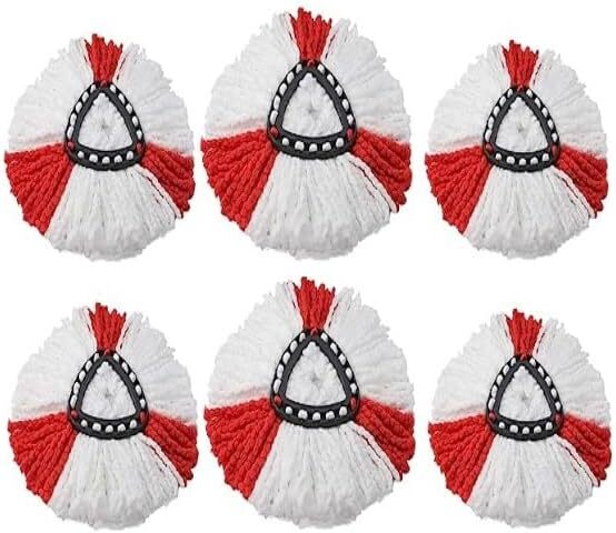6 PACK pour Viléda Turbo Recharge Microfibre Mop Set