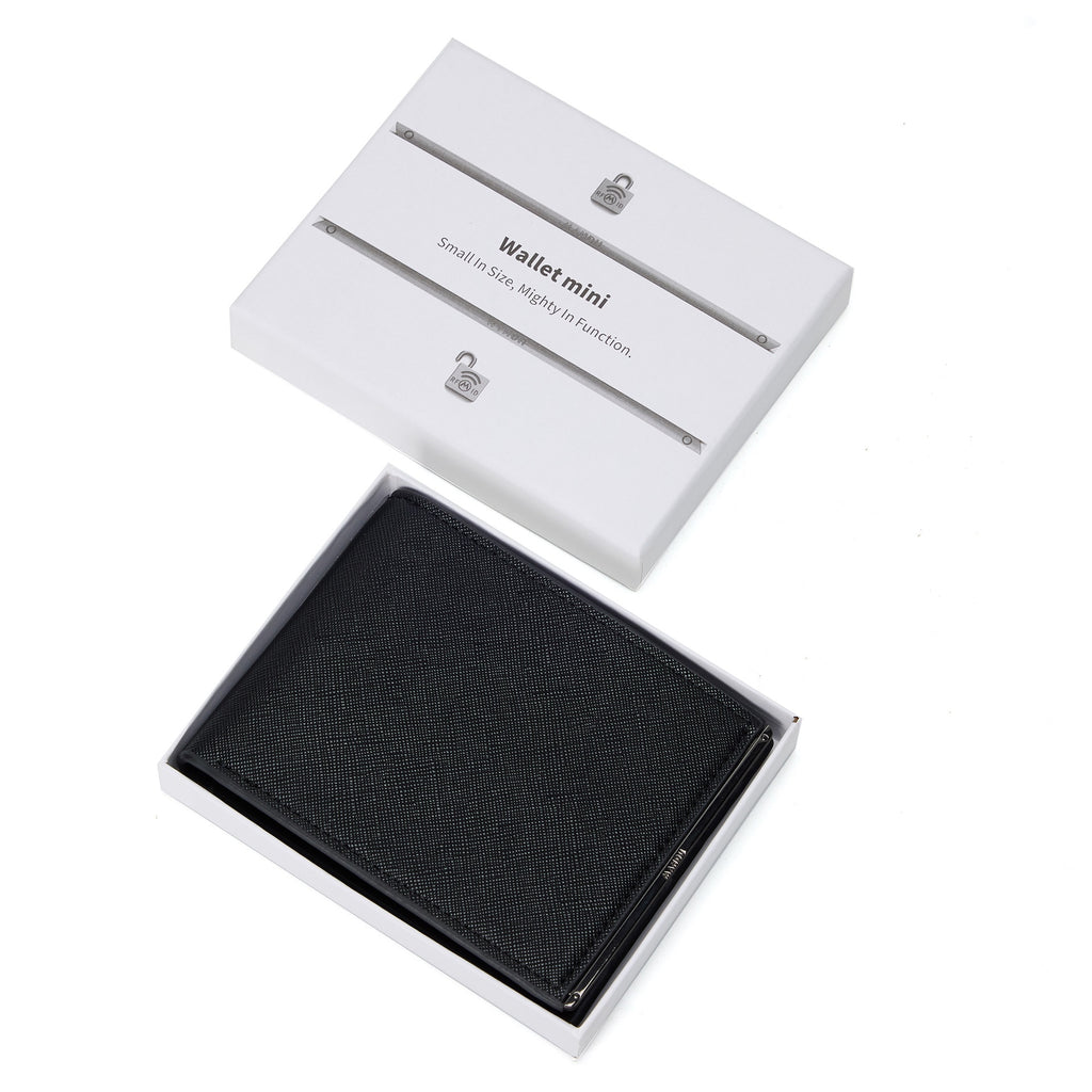 Ultra-mince Premium PU anti-vol Swiping grande capacité de fentes de cartes multiples