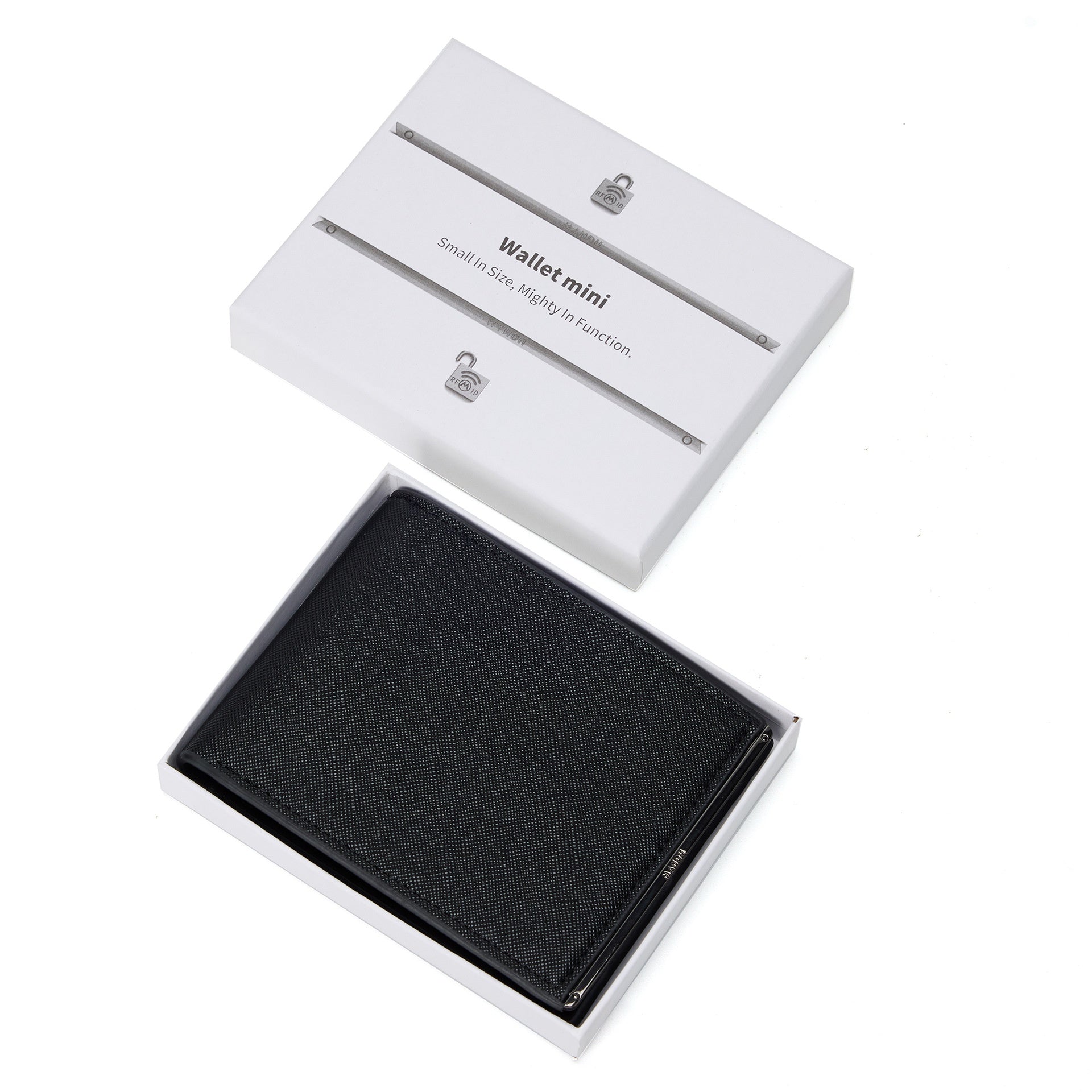 Ultra-mince Premium PU anti-vol Swiping grande capacité de fentes de cartes multiples