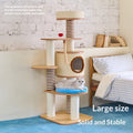 Bois de luxe Cat cadre d'escalade Cat lit arbre de chat