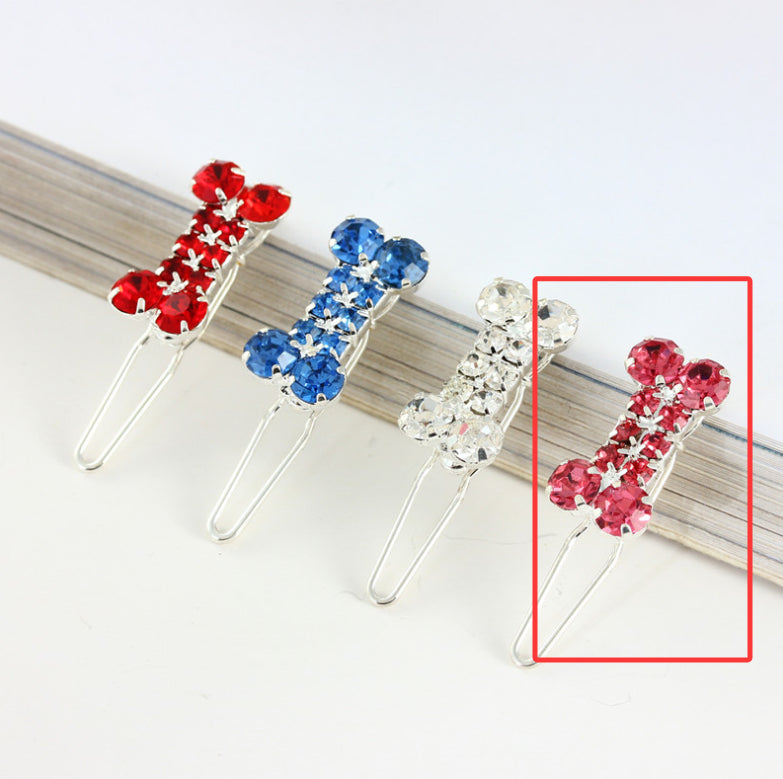 Barrettes pour chiens en Strass
