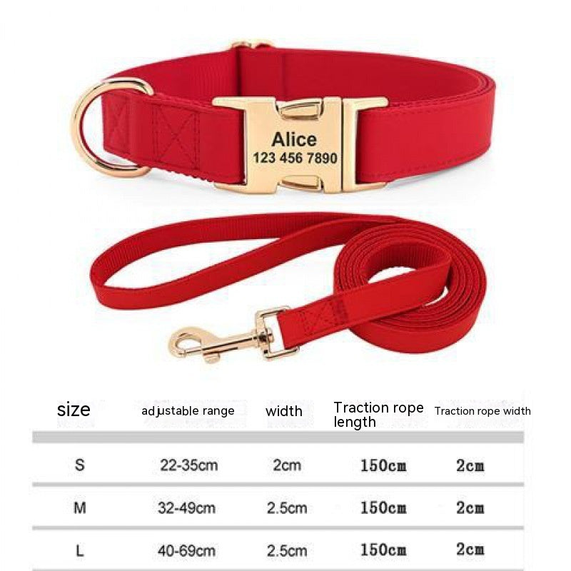 Tag chien collier d'or anti perte