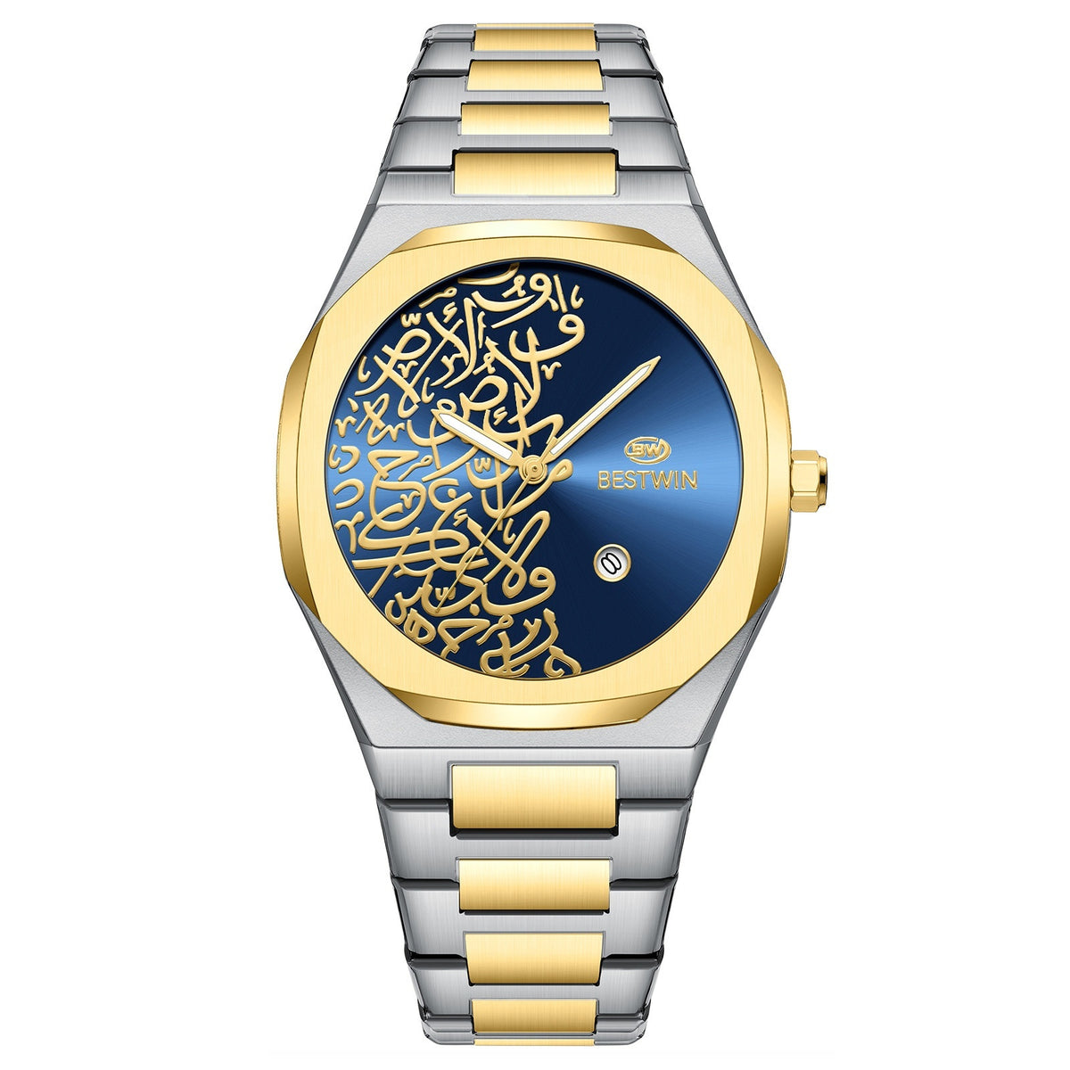 Montre homme Quartz avec un motif en marbre