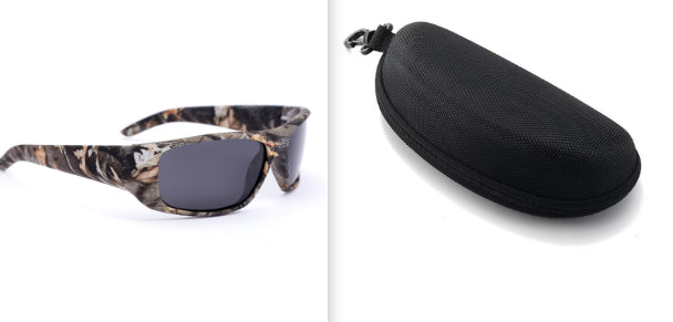 Retro Camouflage Frame Polarized Glasses Outdoor Riding Shading