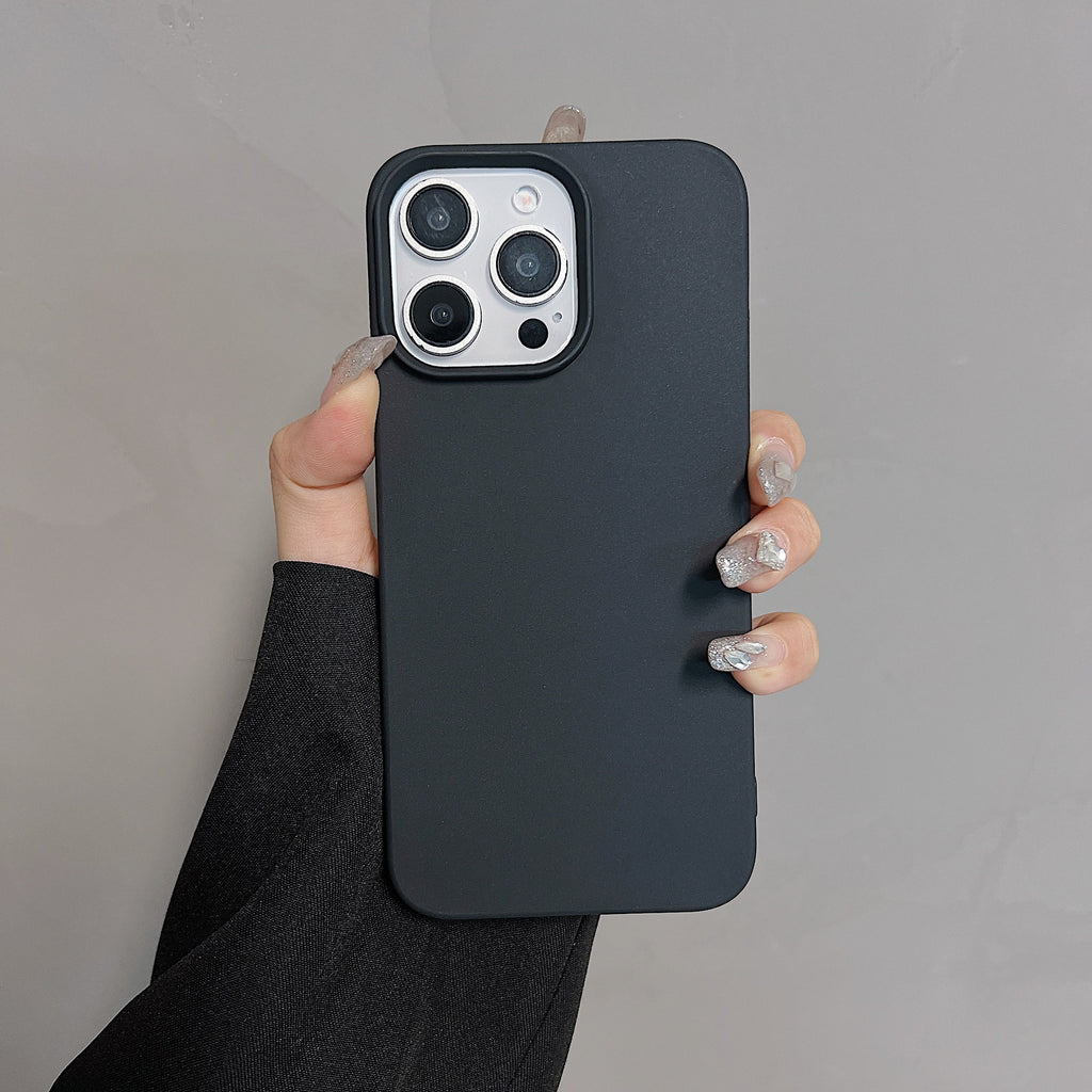 Solid Color Demi-paquet Skin Feeling Matte Cover Protection Case