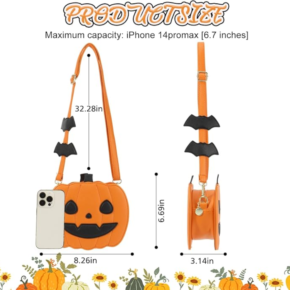 Purse de citrouille nouvelle