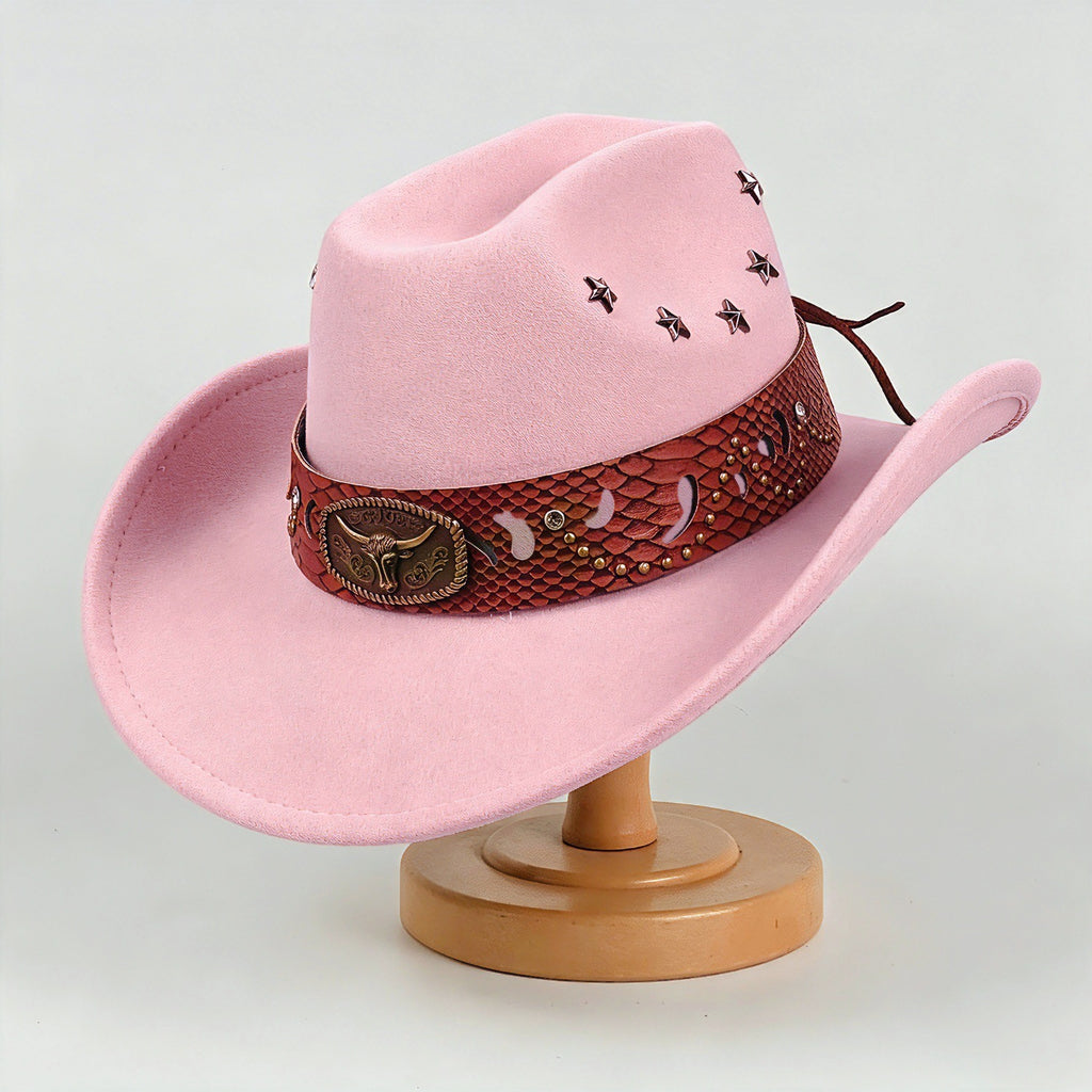 Meilleure vente européenne Et le style américain Star studed Leather Jazz Cap
