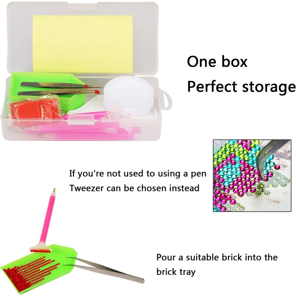 Kit de peinture diamant avec points adhésifs