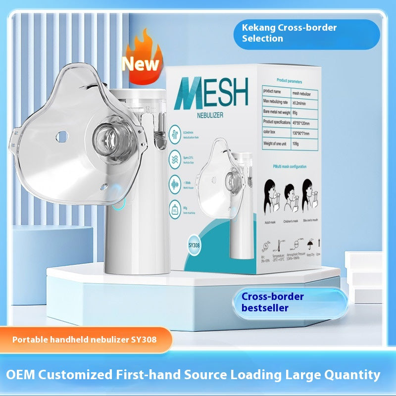 Commerce extérieur Ménage Portable Nebuliseur Micro-Mesh Comprimé Mute portatif Bilatéral B