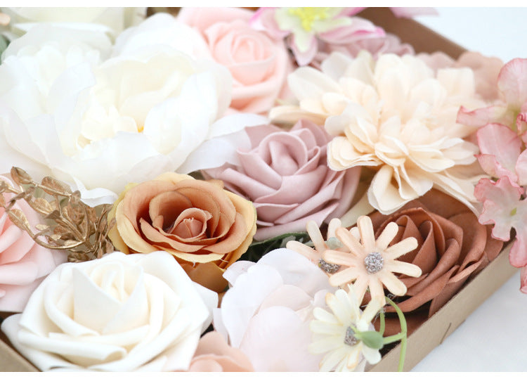 Boîte à fleurs Mariage Anniversaire Fête Cadeau Mariage Demoiselle d'honneur Bouquet de mariée