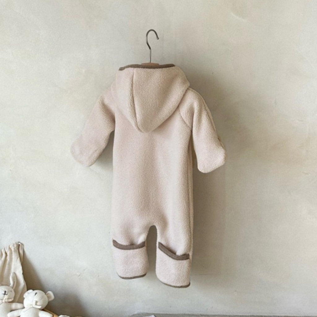 Romper d'hiver épaissé d'une pièce pour bébés