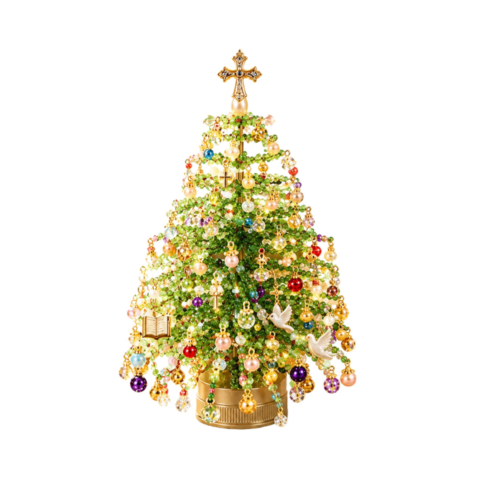 Bricolage perlé de sapin de Noël KitFormes librement personnalisables
