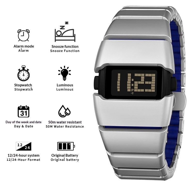 Sanda Y2K Montre Retro Millennium Montre numérique