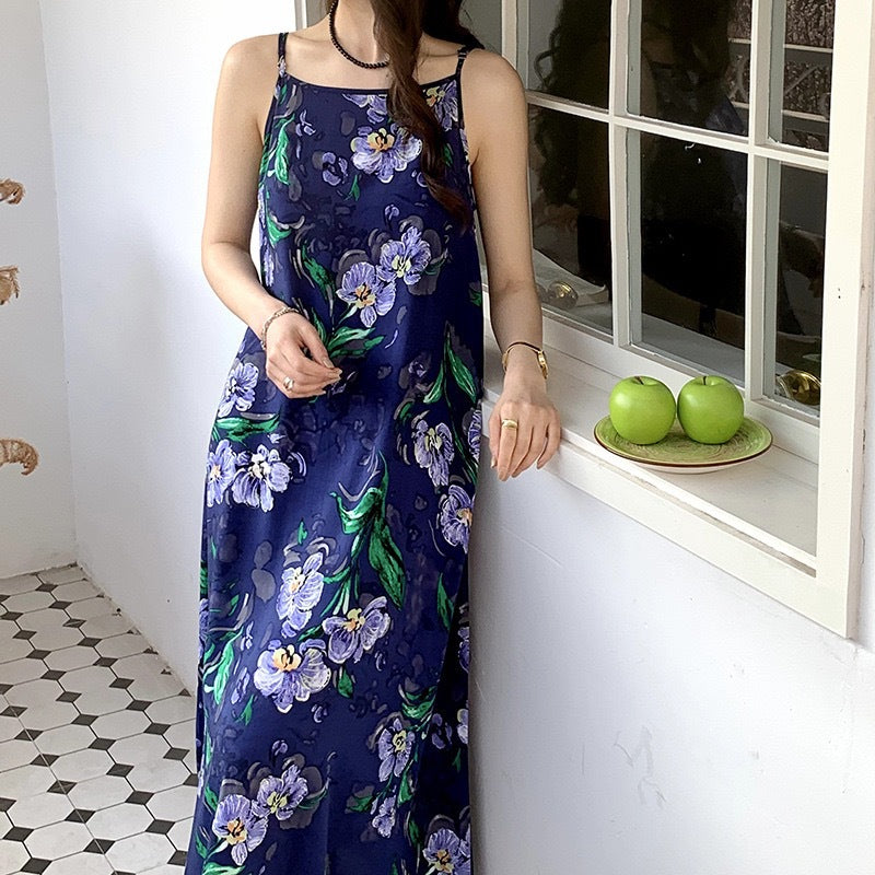 Femmes Pyjama coton-argent Haute-fin automne et robe longue printemps Vêtements de salon