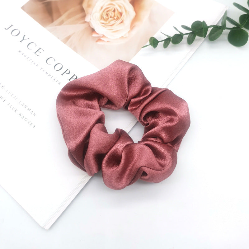 Solid Satin Large Intestine Coiffure