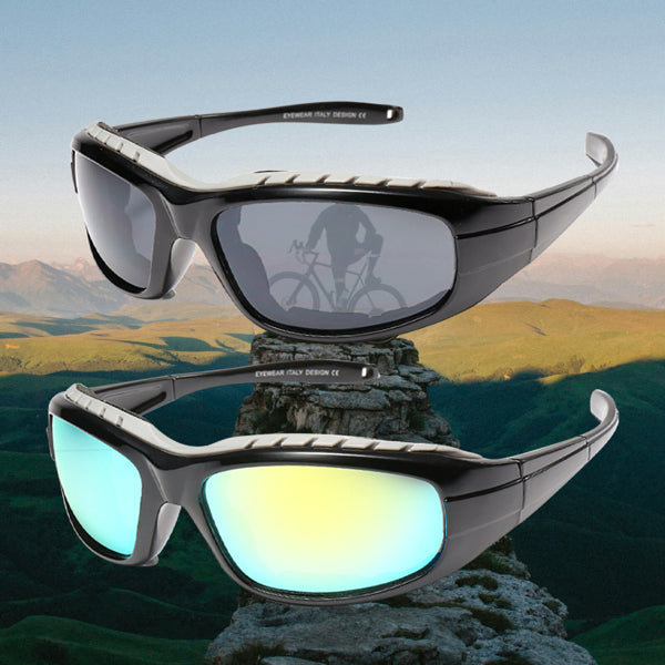 Lunettes de soleil résistantes au vent, 2 paires de lunettes de moto