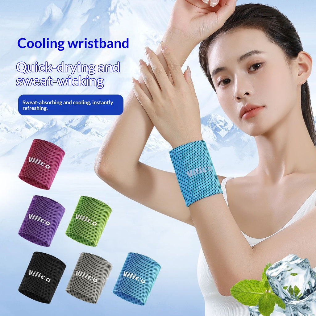 Sweat-absorbant Refroidissement Non-dérapant Breathable Sweat-wiping Wristband