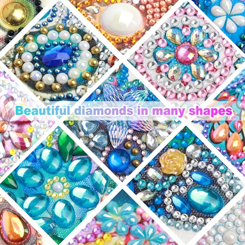 Kit de peinture diamant bricolage Kit carte d'anniversaire