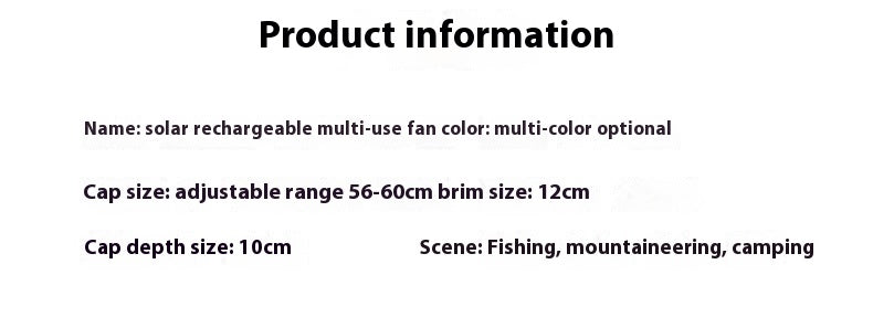Chapeau de soleil large brim d'extérieur avec ventilateur solaire grand brim ventilateur solaire de pêche extérieure chapeau solaire USB
