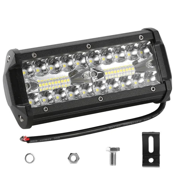 7in LED Light Bar 120W 12000LM LED lumières de travail lumières de conduite hors route IP67 étanche