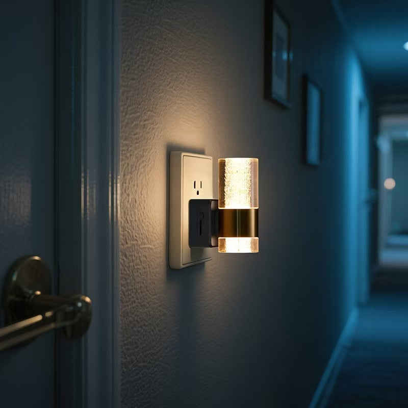 Ice Flower Wall-monted Light-commanded Sensor Lampe Kitchen Corridor