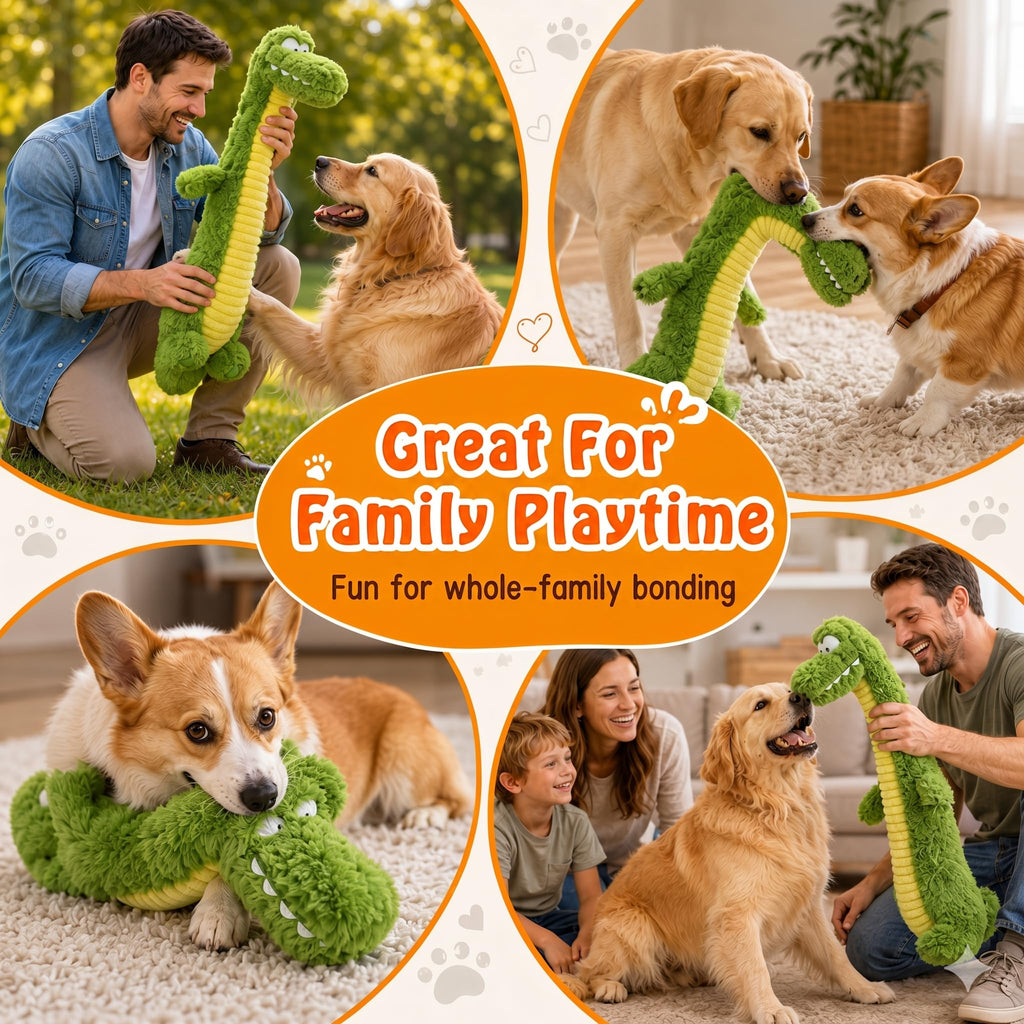 Jouet en peluche de chien squeaky