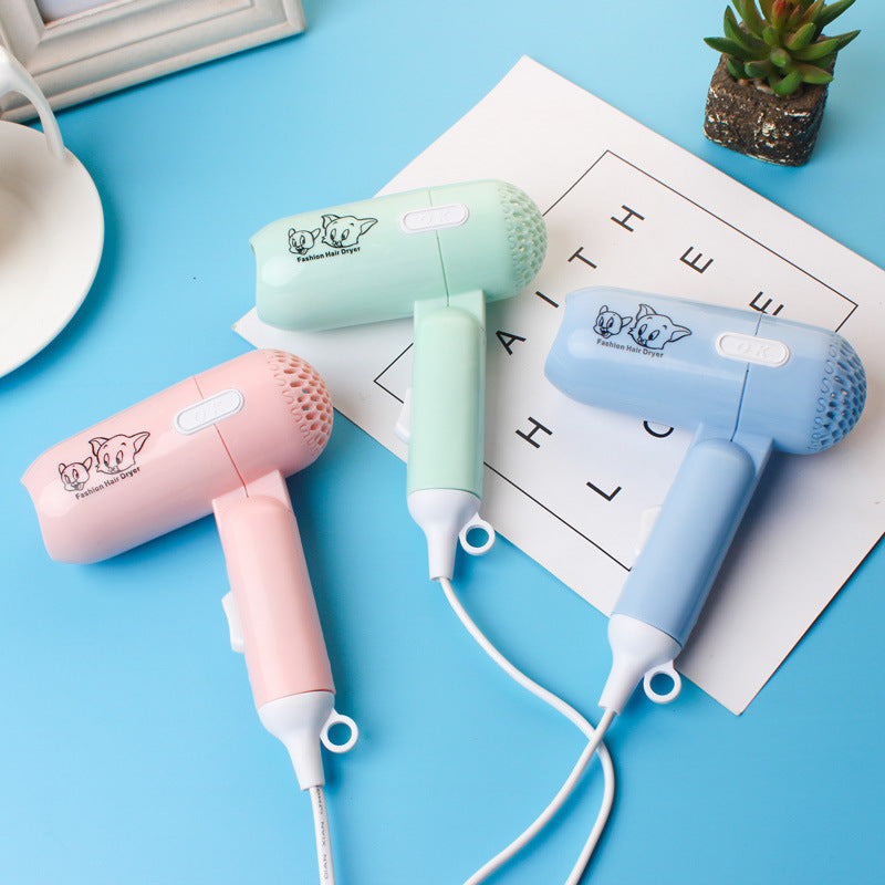 Séchoir à cheveux cartoon Ménage Mignon Voyage Petit pliable