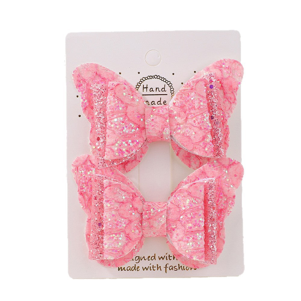 Ensemble de pinces pour cheveux Bow pour enfants