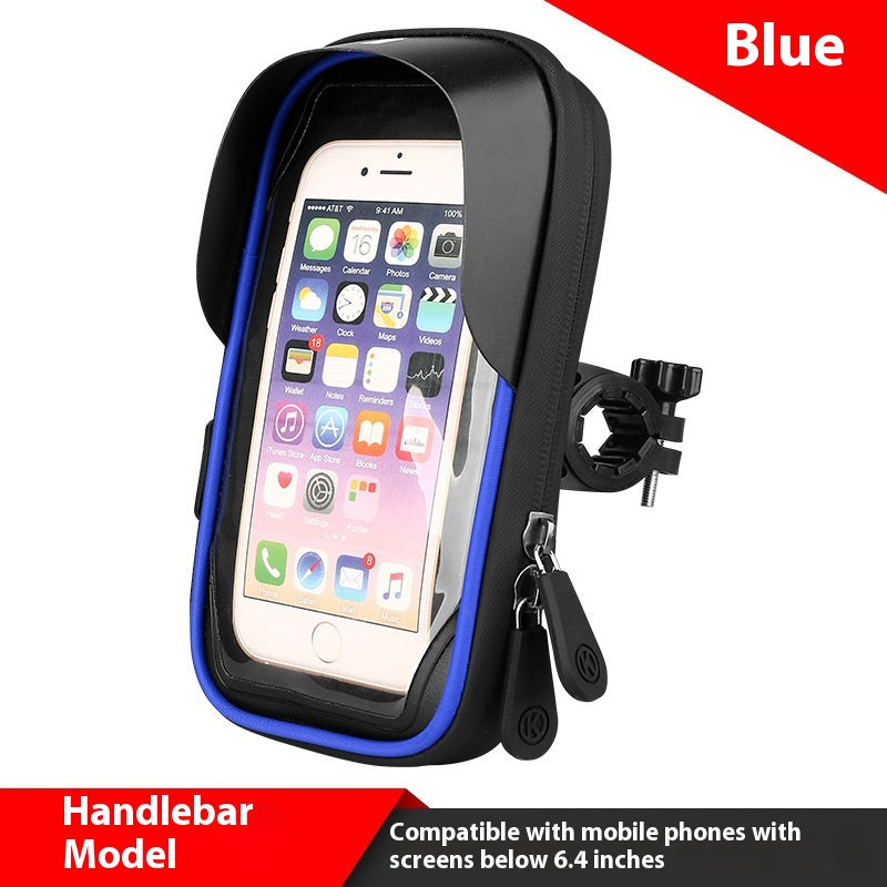 Bicycle Mobile Phone Stand Waterproof Touch Screen Bag Electric Car Motorcycle Cycling Fit