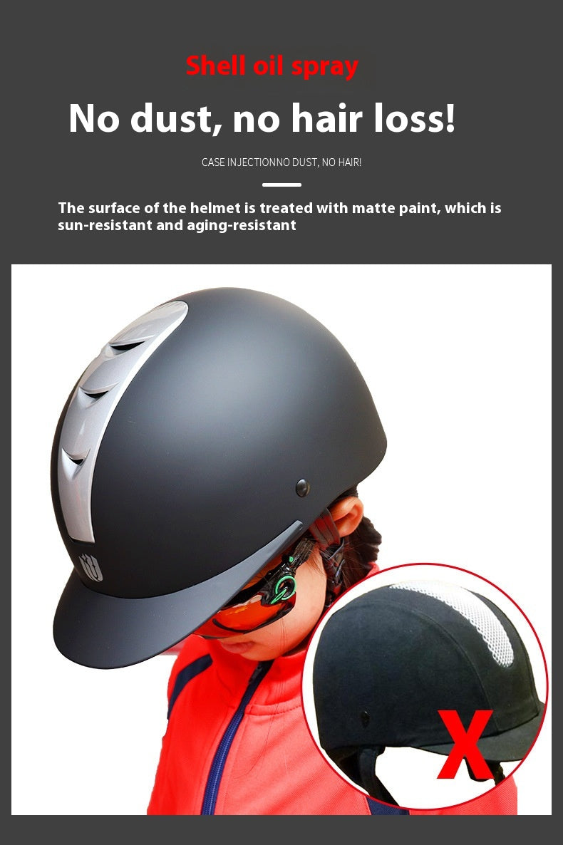 Casque équestre cheval Chapeau d'équitation Summer Super Light