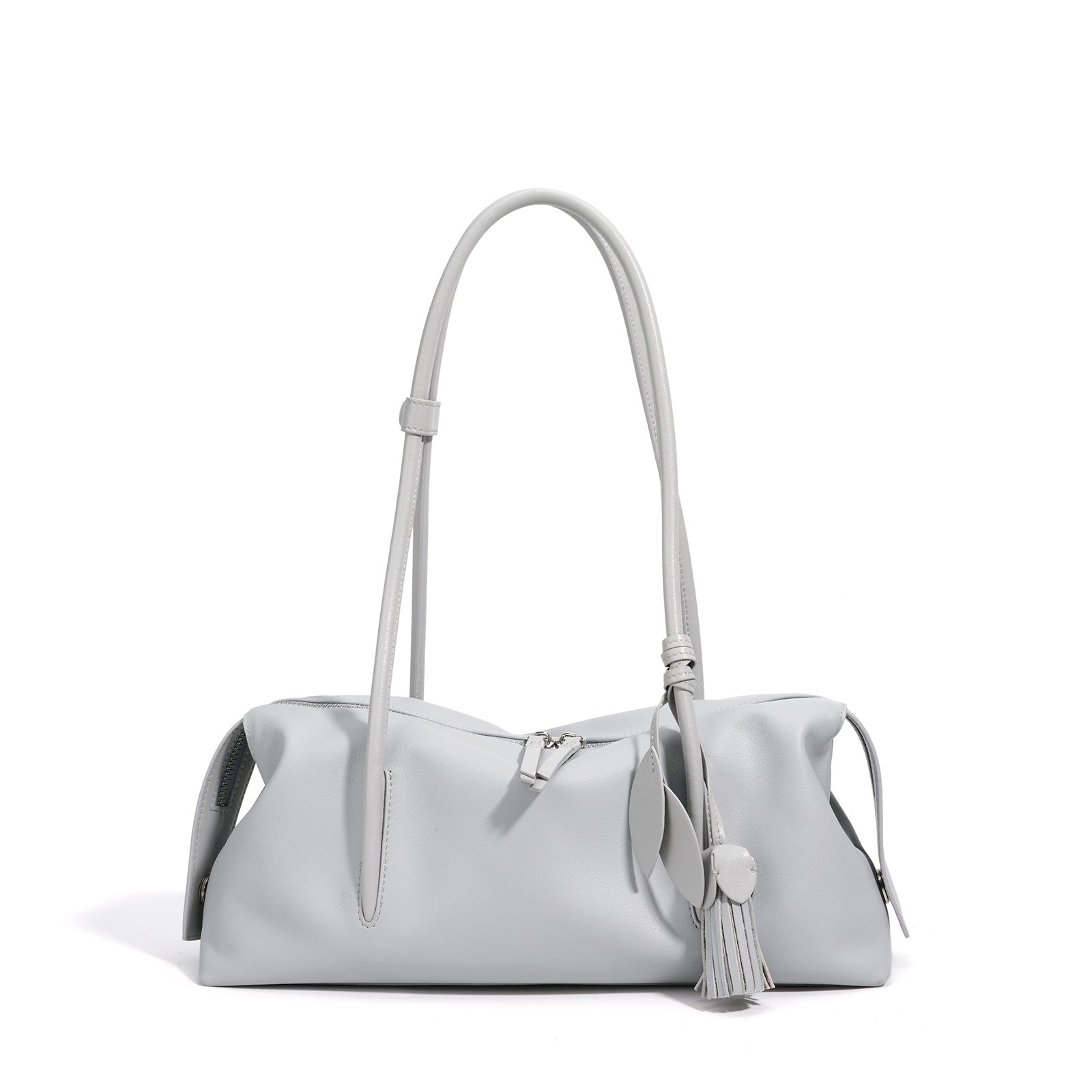 Sac à main en cuir véritable de navette sophistiqué