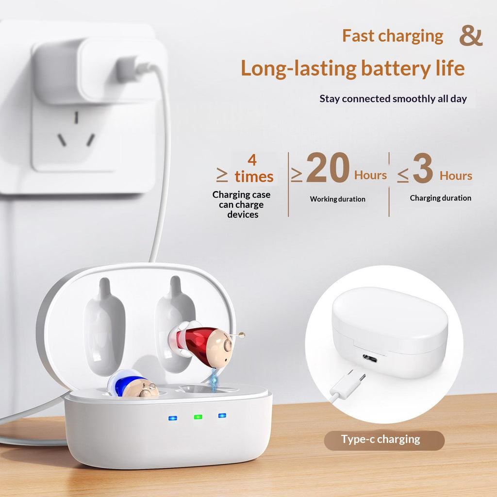 Sound amplifier for the elderly